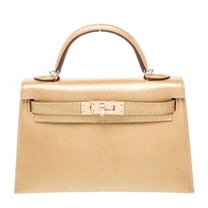 Hermès 2025 Chevre Chamkilight Mini Kelly I| Sellier 20
